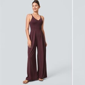 HALARA Wide Leg Backless Jumpsuit
